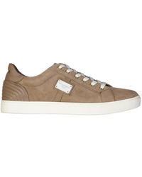 Dolce & Gabbana - Suede Sneakers - Lyst