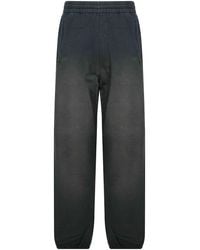 Golden Goose - Journey Jogging Dyed Cotton Fleece Bleaching Effect Wirh Embroidery Pant - Lyst
