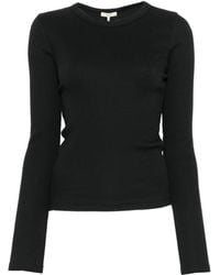 Rag & Bone - The Essential Rib Crew Ls - Lyst