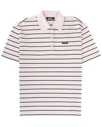 ROTATE BIRGER CHRISTENSEN - Stripes Shirt Collar Polo - Lyst