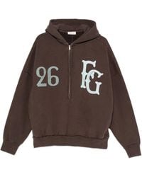 Fear Of God - "Baseball Club" Half Zip Hoodie - Lyst