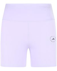adidas By Stella McCartney - 'Tst' Lilac Polyester Blend Shorts - Lyst