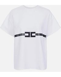 Elisabetta Franchi - T-shirt avec logo - Lyst