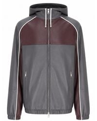 LA ROSE - Hooded Leather Vintage Jacket - Lyst
