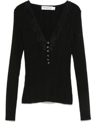 Self-Portrait - V-Neck Knitwear - Lyst