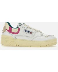 Autry - Sneaker Verde Rosa Bianco A Basso Livello - Lyst