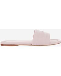 Ferragamo - Leather Sandals With Logo - Lyst