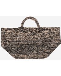 IBELIV - Medium Vanilla Rafia Tote Bag - Lyst