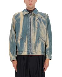 Vivienne Westwood - Boxy Cropped Denim Jacket - Lyst