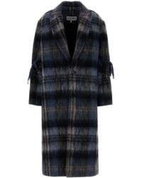 Loewe - Embroidered Mohair Blend Coat - Lyst