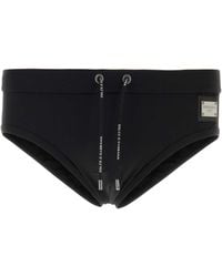 Dolce & Gabbana - Stretch Nylon Swimming Brief - Lyst