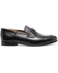 Ferragamo - Gancini Leather Loafers - Lyst