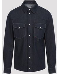 Moncler - Denim Shirt - Lyst