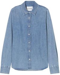 Closed - Denim Blouse - Lyst