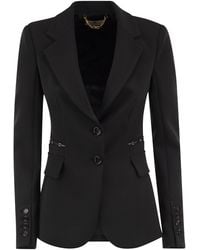 Elisabetta Franchi - Single-Breasted Blazer With Jewel Details - Lyst