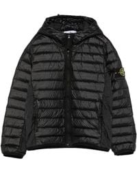 Stone Island - Coats schwarz - Lyst