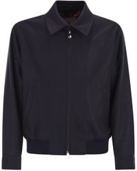 Baracuta - G18 Melton Wool And Cashmere Bomber Jacket - Lyst