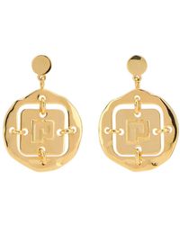 Rabanne - Metal Earrings - Lyst