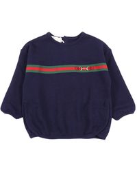 Gucci - B L/S Sweatshirt aus gefilzter Baumwolle - Lyst