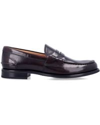 Church's - Pembrey W 5 Polished Fumè Loafer - Lyst
