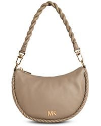MICHAEL Michael Kors - 'Kyla' Dove Grey Lear Tasche - Lyst