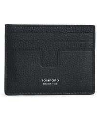 Tom Ford - Tarjetero Lear negro - Lyst