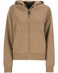 Max Mara - Smmmarea Hooded Zip Up Jersey Sweatshirt - Lyst