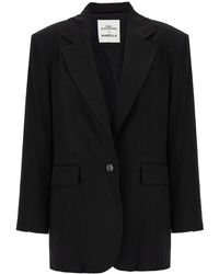 Marella - Blazer Capsule Emily Ratajkowski X Blazer And Suits Nero-Donna - Lyst
