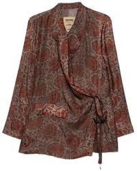 Uma Wang - Blazer con estampado floral - Lyst