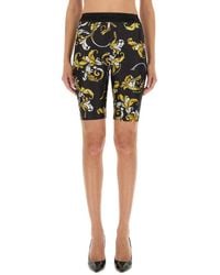 Versace Jeans Couture - "outline Baroque" Cycling Shorts - Lyst