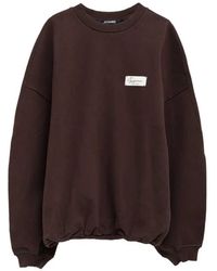 Jacquemus - Ruban Sweatshirt With Logo Appliqué - Lyst