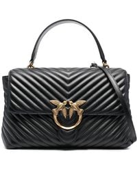 Pinko - Big Lady Love Bag Puff Chevron - Lyst