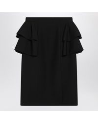 Valentino - Skirt With Ruffles On The Sides - Lyst