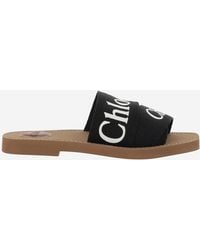 Chloé - Woody Flat Sandals - Lyst