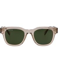 Lacoste - Oval Sunglasses L6023 S 264 - Lyst