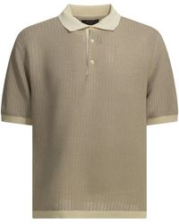 Beams Plus - Paper Polyester Nylon Spandex Washi Yarn Polo Shirt - Lyst