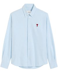 Ami Paris - De Coeur Cotton Shirt - Lyst