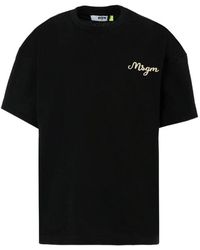 MSGM - T-Shirt With Logo - Lyst
