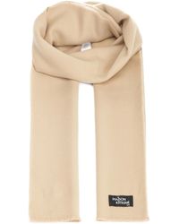 Maison Kitsuné - Wool Fringe Scarf - Lyst