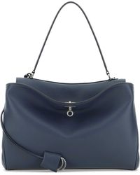 Balenciaga - Air Force Blue Leather Medium Rodeo Handbag - Lyst