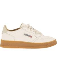 Autry - Medalist Niedrige Ledersneaker mit Gummisohle - Lyst