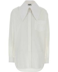 Moschino - Cotton Poplin Shirt - Lyst