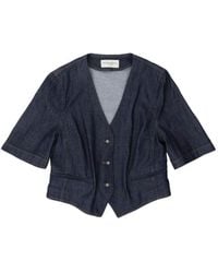 Officine Generale - Jackets Blau - Lyst