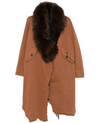 Bazar Deluxe - Wool Midi Parka Coat - Lyst