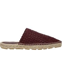 Bottega Veneta - Merlot Leather Sandals And Clogs - Lyst