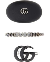 Gucci - Set W Set 3 Leather Mix Clip - Lyst