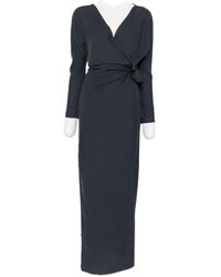 Cortana - Eteria Silk Long Dress - Lyst