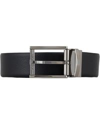 Emporio Armani - Gürtel schwarz - Lyst