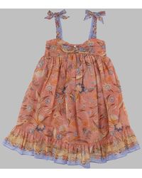 Zimmermann - Indra Kids Tie-Front Dress - Lyst