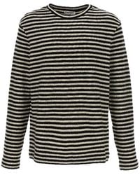 Jil Sander - Striped Wool Compact Jersey T Shirt - Lyst